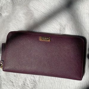 Maroon Kate Spade Wallet
